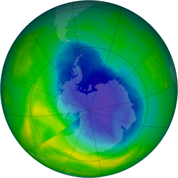 Ozone Map 1984-10-12
